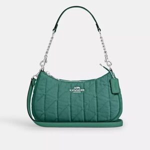 NWT Coach Teri Shoulder Bag/ Crossbody bag with silver hardware